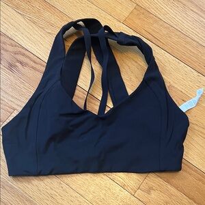 lululemon athletica Black Strappy Back Sports Bra